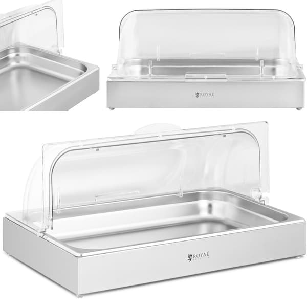 Aamiaisbuffet-näyttö rolltop-kannen kanssa GN 1/1 8,5 l