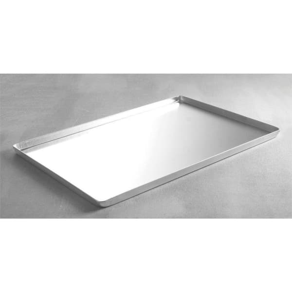 Konfektureudstillingsbakke til kager 30x20cm - sølv