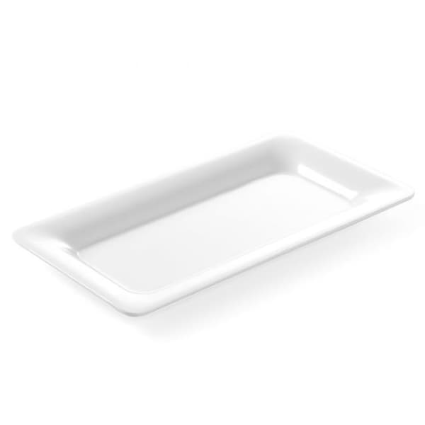 Buffetudstillingsbakke til mad lavet af melamin GN1/3, højde 20 mm, hvid - Hendi 566022