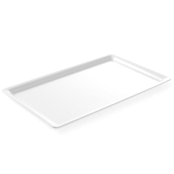 Buffet-tarjotin ruoalle melamiinista GN1/4, korkeus 20mm, valkoinen - Hendi 566046