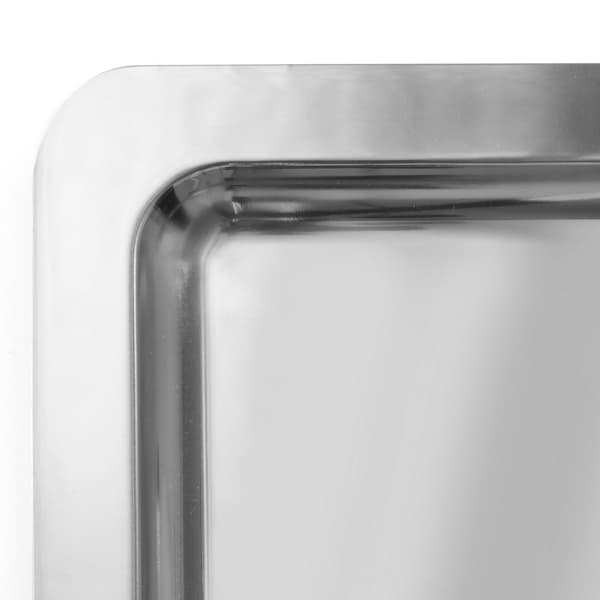 Udstillingsbakke, madtallerken med glat kant GN1/1, højde 10 mm - Hendi 807705