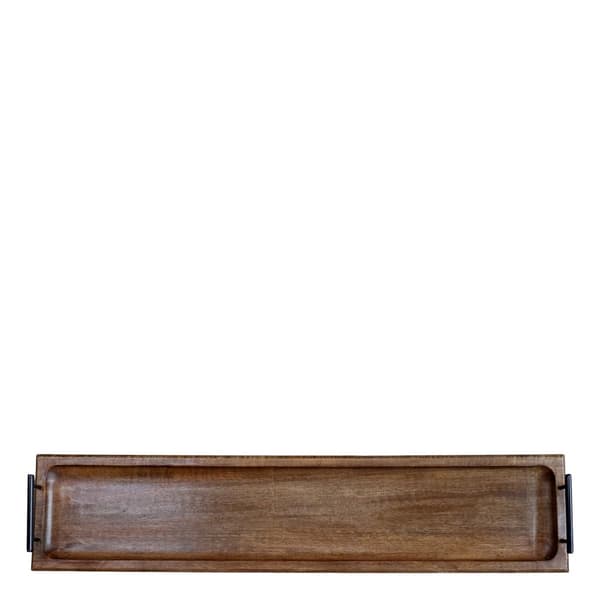 Träbricka m handtag 90cm Tours Chic Anitque