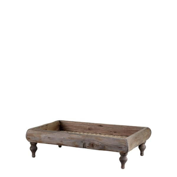 Träbricka på fötter 33x19 cm Chic Antique