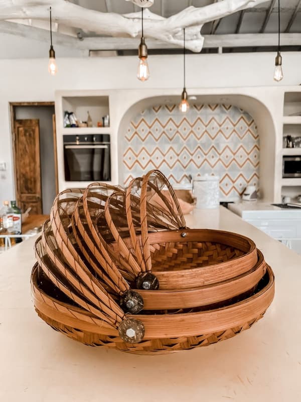 BAMBUSBAKKE ROYAL M BRUN