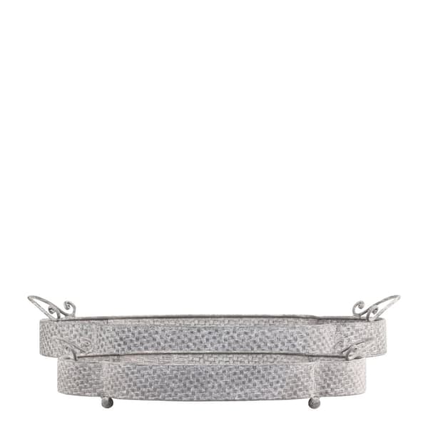 Brickor med handtag 2 st antik zink Chic Antique