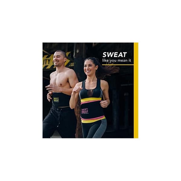 Svettbälte Förbrännigsbälte Fittness Cardio