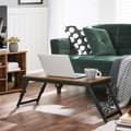 Miniatyrbillede 3 af 7: Monitor Stand - i højdejusterbar - bærbar stativ - i industriel stil - brun