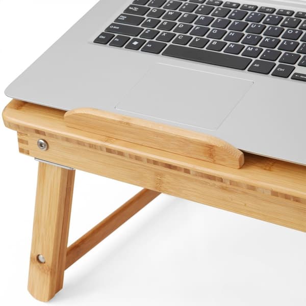 Laptopbord - Höjdjusterbar - Fällbar - Bambu