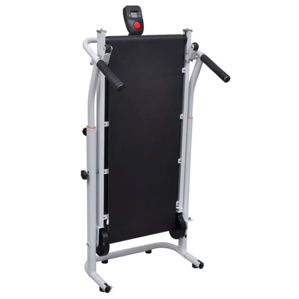 vidaXL Tredemølle liten sammenleggbar 93 x 36 cm svart
