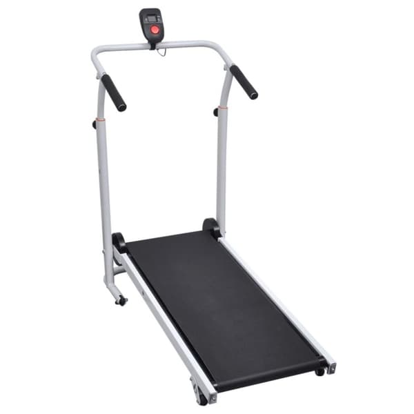 vidaXL Tredemølle liten sammenleggbar 93 x 36 cm svart