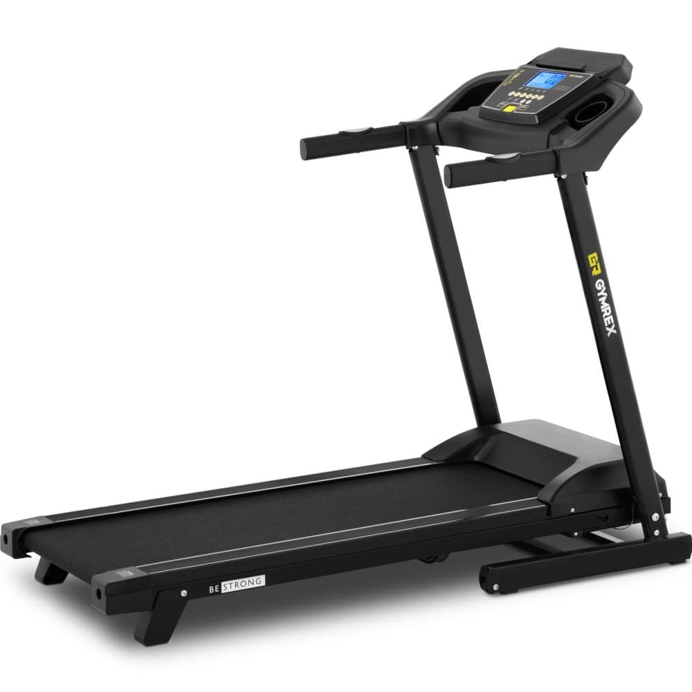 Gymrex Löpband - Hopfällbart - 1471 W - 1 till 12 km/h - 120 kg - 2 lutningsgrader