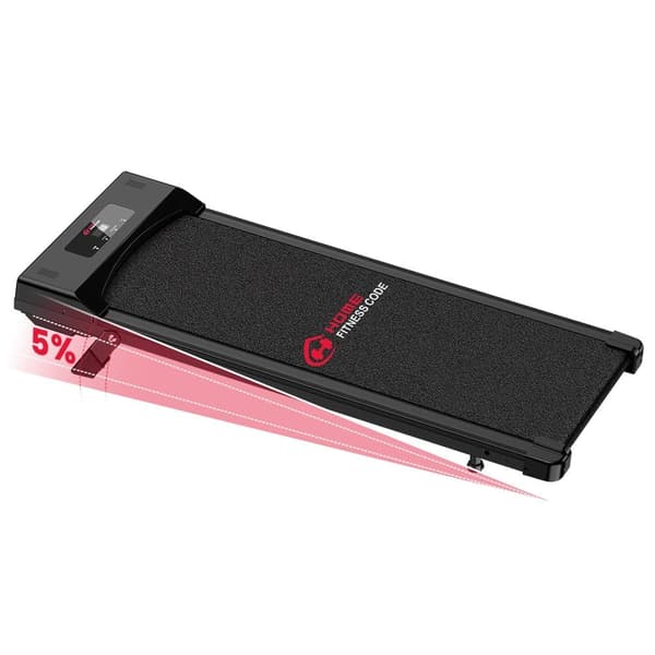 Elektriskt stötdämpande löpband—5 % manuell lutning-Svart Elektriskt stötdämpande löpband—5 % manuell lutning-Svart