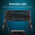Miniatyrbild 3 av 5: Cecotec Folding treadmill with a maximum power of 1100 W. From 1 to 12 Km/h. 12 default programmes. LED control panel. 110 x 40 cm running surface. F