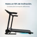 Miniatyrbild 2 av 5: Cecotec Folding treadmill with a maximum power of 1100 W. From 1 to 12 Km/h. 12 default programmes. LED control panel. 110 x 40 cm running surface. F
