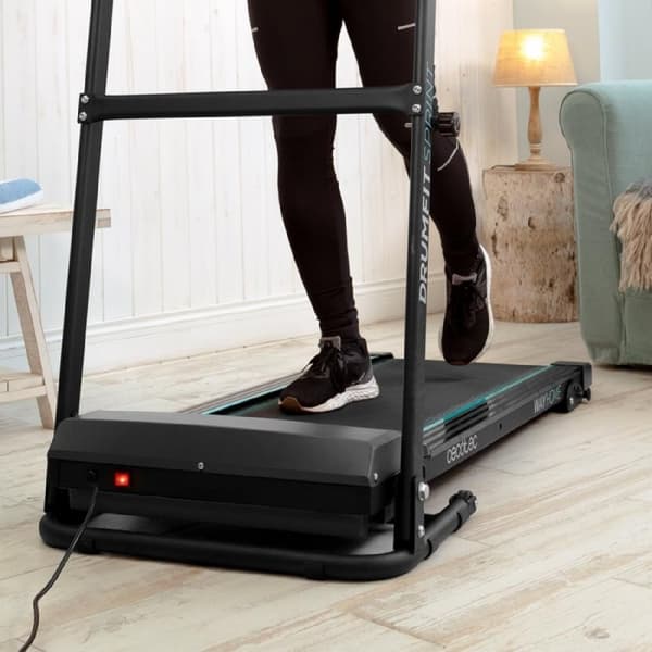 Cecotec Folding treadmill with 1200 W / 2 CV power. From 1 to 14 Km/h. 12 preset programmes. LCD control panel. 110 x 40 cm running surface. Manual t