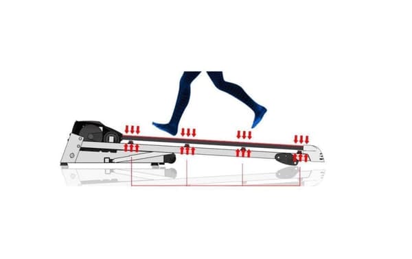 Vikingchoice Avanceret Foldbar Løbebånd med LCD-display & Pulsmåler til Teknologikyndige Atleter
