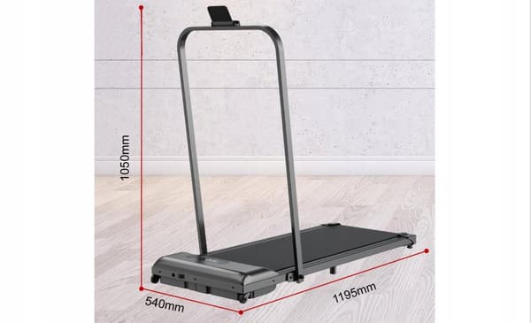 Viking Choice Hopfällbar elektrisk löpband med 1,5 HP motor, 10 km/h hastighet, telefonhållare & fjärrkontroll