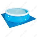 Miniatyrbild 1 av 4: TD Pool golvmatta 3,96 mx3,96 m hopfällbar golvmatta för simbassäng Pool golvmatta för att skydda poolen