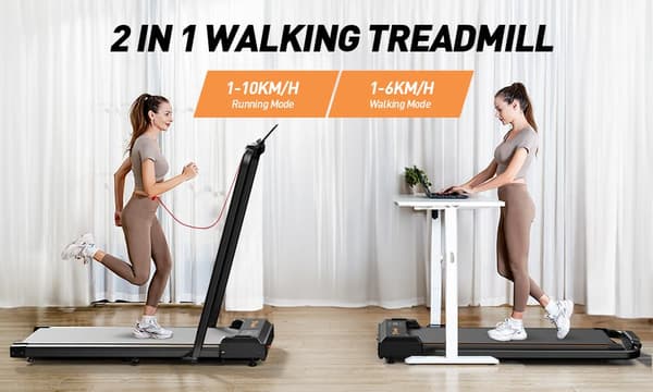 Formill-FT51 Kraftfullt löpband, 2,5 hk kraftfull motor, hastighet 1-10 km/h hopfällbart löpband
