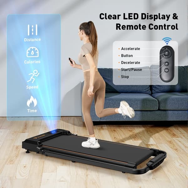 Formill FT-51 Løbebånd, Foldbart løbebånd med LED Display, MAX 120 kg, Perfekt Løbebånd til Hjem og Kontor