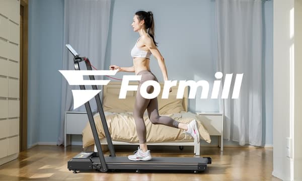 Formill FT-51 Løbebånd Sammenklappeligt løbebånd op til 10 km/t, med LED-display og fjernbetjening, MAX 120 KG
