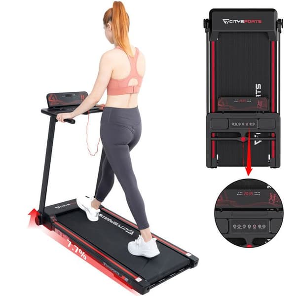 Fällbar och lutande löpband upp till 7,7%. WP9-1400W-12KM/H, APP ...