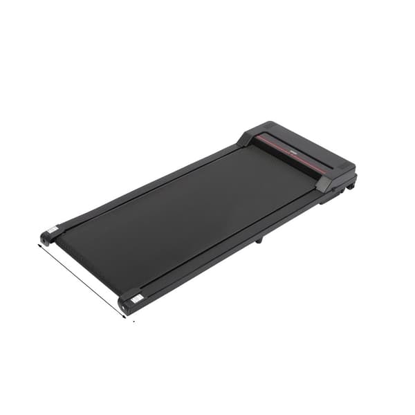 Mini löpband, kompakt design, tyst motoroperation,svart