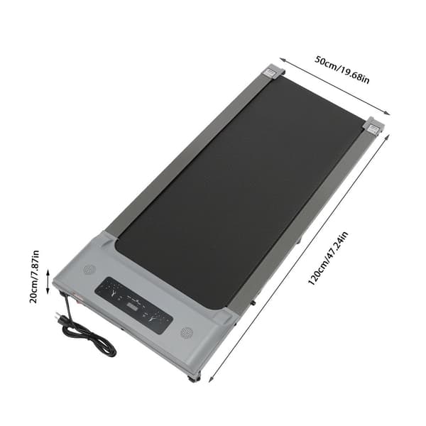 Käytettävä Taitettava Juoksumatto, 3.0HP Moottori, LED-näyttö,musta