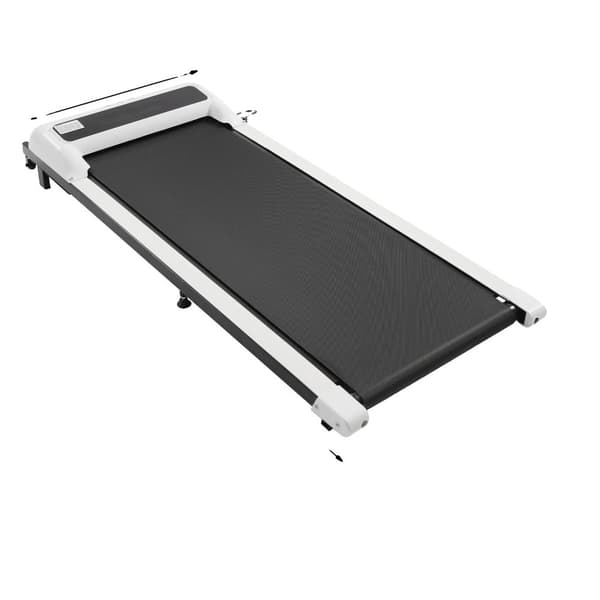 Elektrisk Løbebånd, 600W Motor, 100kg Kapacitet, 1-6km/t Hastighedsområde,sort