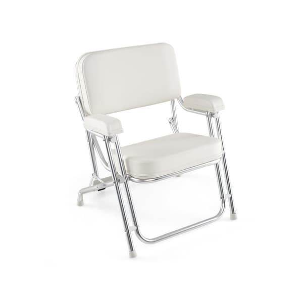 Strandstol, 26x25.5x30.5 tommer, Hvid