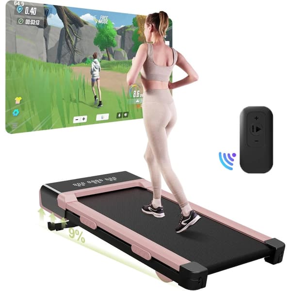 Walking Pad, 9% lutning, 3.0HK motor,Rosa