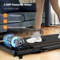 Miniatyrbild 7 av 10: Fällbart löpband, Formill FT51 kraftfullt löpband, 2,5 hk kraftfull motor, hastighet upp till 1-10 km/h, 2 hastighetslägen, maximal belastning 120 kg