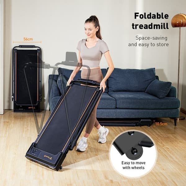 Formill-FT51 Kraftfuldt løbebånd, 2,5 HK kraftfuld motor, hastighed 1-10 km/t foldbart løbebånd