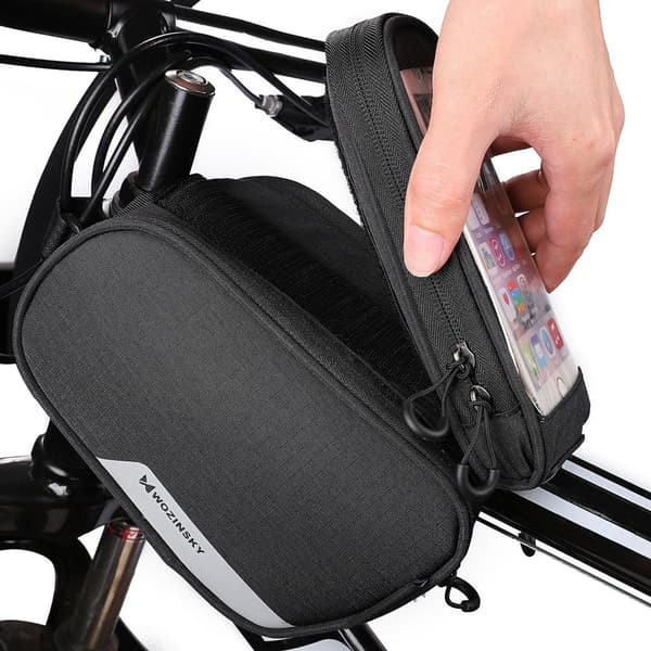 Wozinsky Cykelhållare 6,5 inch 1,5L - Svart