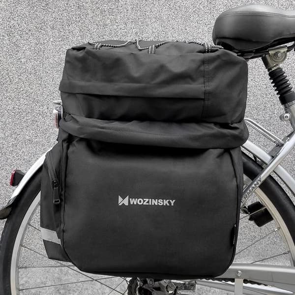 Wozinsky Cykel Bagageväska bak med flaskväska och rem 60L