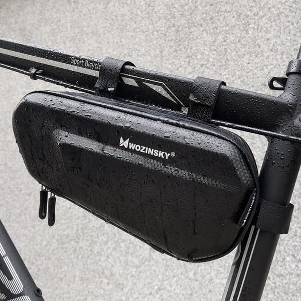 Wozinsky Cykelväska för Cykelramen 1.5 L - Svart