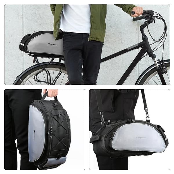 Wozinsky Cykel bak Bagageväska med rem 13L
