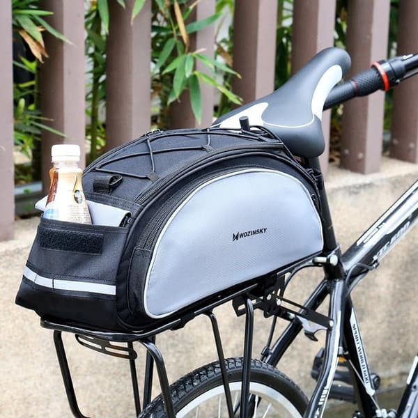 Wozinsky Cykel bak Bagageväska med rem 13L
