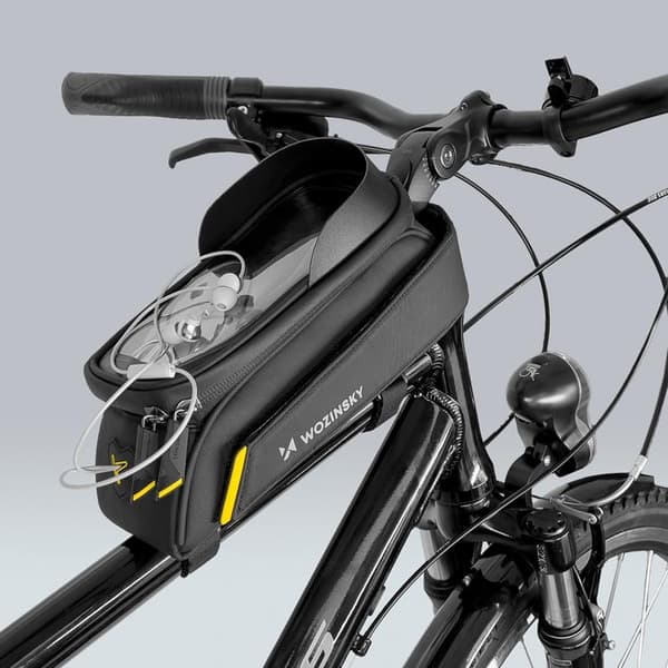 Wozinsky Ram Cykelväska Telefonhållare 1l - Svart