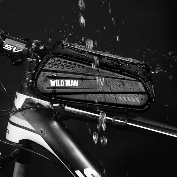 WILDMAN Cykelhållare Frontbalkväska med Pekskärm ES3 1L 4"- 7"
