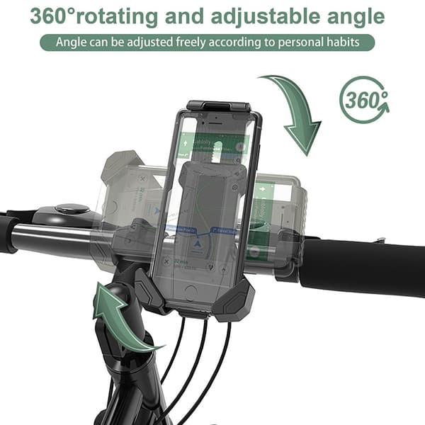 Floveme Mobilhållare för Cykel - Svart