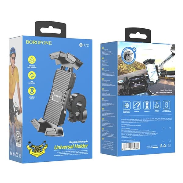 Borofone Cykelhållare Bh72 Airfly - Svart