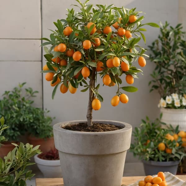 Citrontræ - Sæt med 3 - Citrus limon - Højde 25-40cm - ⌀9cm