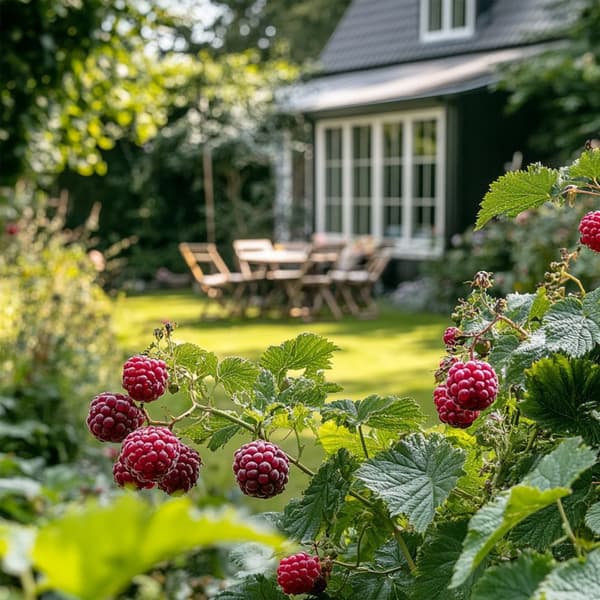 Taybär - Set om 3 - Rubus 'Tayberry' - Höjd 25-40cm - ⌀9cm