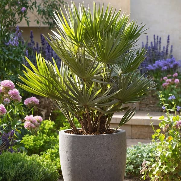 Dværgpalme - Chamaerops 'Vulcano' - Højde 45-55cm - ⌀24cm