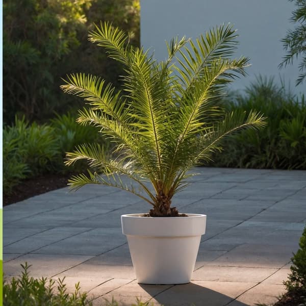 Udendørs palmeblanding - Sæt med 3 - Outdoor Palmmix - Højde 50-70cm - ⌀15cm