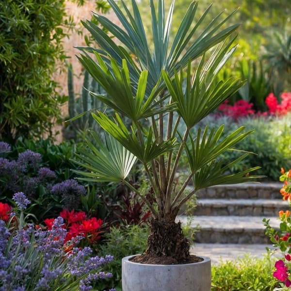 Väderkvarnspalm - Trachycarpus Fortunei - Höjd 35-45cm - ⌀15cm