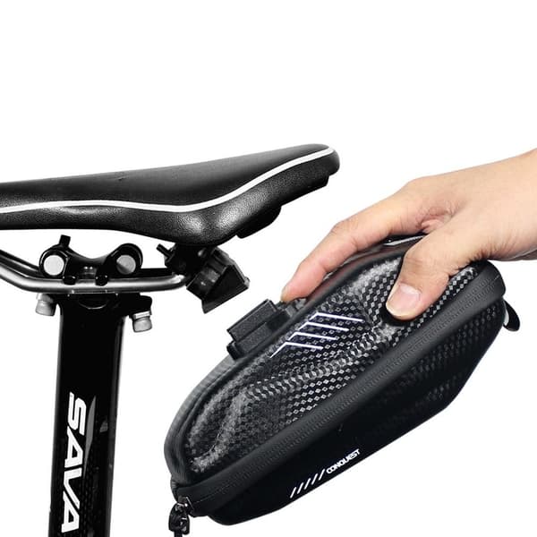 WILDMAN Cykelhållare / hårt skal bakre väska med dragkedja