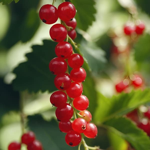 Vinbärsväxt - Set om 2 - Ribes rubrum 'Jonkheer van Tets' - Höjd 50-60cm - ⌀15cm