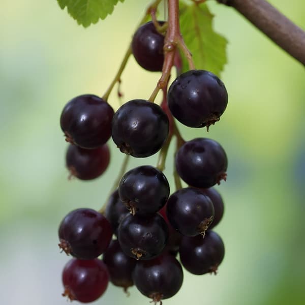 Svartvinbärsväxt - Set om 2 - Ribes nigrum 'Titania' - Höjd 90-100cm - ⌀21cm